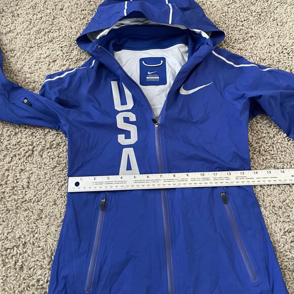 NIKE Team USA Olympic HyperShield Lightweight Full Zip Running Jacket s XXS - Picture 7 of 16